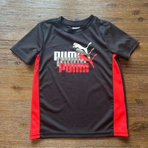 3/20$ Puma Kids Black Athletic Shirt Tee size 4